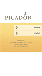 Mobile Screenshot of picadorsrl.com